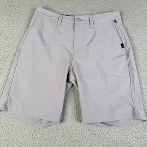 Quiksilver Shorts Mens 28 Gray Amphibian 4 Way Stretch Swim Hybrid Performance